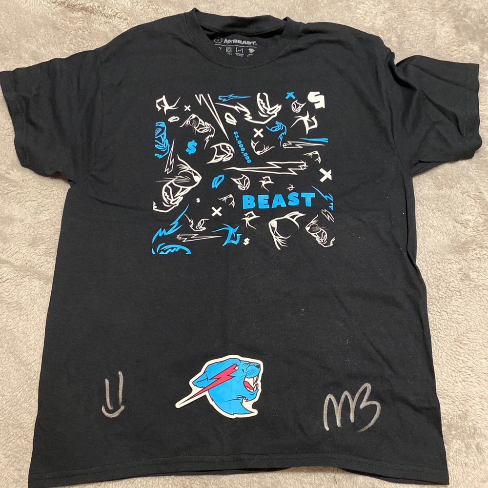 Mr. Beast Limited Edition Autographed Shirt